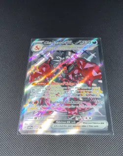 Pokemon TCG Charizard EX Scarlet & Violet Black Star Promo Card 074 NM - Image 1