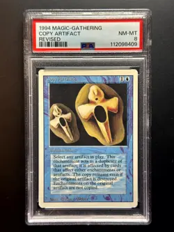 Copy Artifact - Revised - 1994 Magic the Gathering Trading Card MTG PSA 8 - Image 1