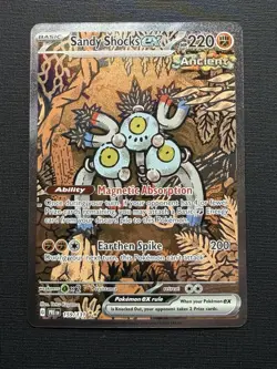 Pokemon TCG Sandy Shocks EX 159 Sir Prismatic Evolutions Card NM Condition - Image 1
