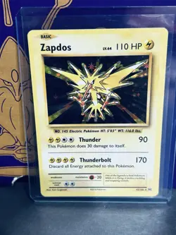 Zapdos 42/108 Evolutions Holo Rare Pokemon Card NM - Image 1