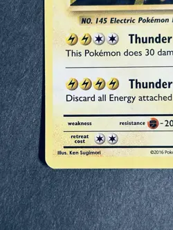Zapdos 42/108 Evolutions Holo Rare Pokemon Card NM - Image 5