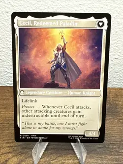 Cecil, Dark Knight - FIN 0091 NM - MTG Magic - Image 2