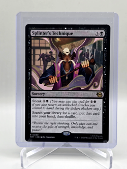 Splinter's Technique - MTG TMNT Rare TMT #0080 - Image 1