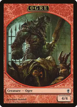 Ogre Token - #04 (Grenzo's Rebuttal) - Conspiracy - NM MTG - Image 1