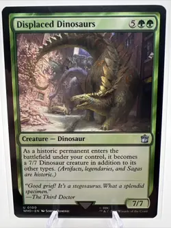 MTG Universes Beyond: Doctor Who - Displaced Dinosaurs 0100 - Regular NM/MT/NBP - Image 1