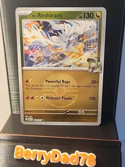 N's Reshiram 154/217 Ascended Heroes (Pokeball) Reverse Holo Pokemon TCG NM - Image 1