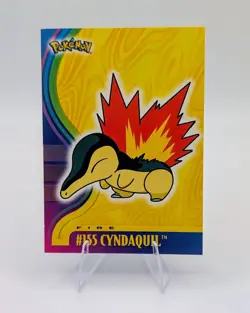 2001 Topps Johto Series Pokemon: Cyndaquil #155 - Image 1
