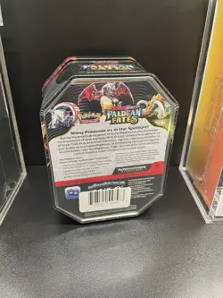 Pokemon TCG Charizard Scarlet & Violet Paldean Fates Tin (SEALED!) - Image 3