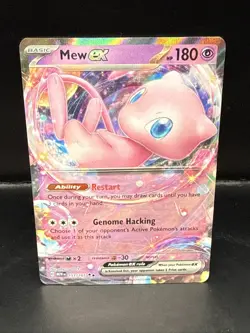 Pokemon TCG- Mew ex 151/165- Scarlet & Violet 151- Holo Double Rare B - Image 1