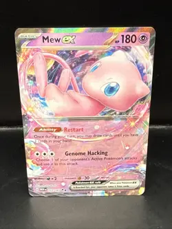 Pokemon TCG- Mew ex 151/165- Scarlet & Violet 151- Holo Double Rare B - Image 2