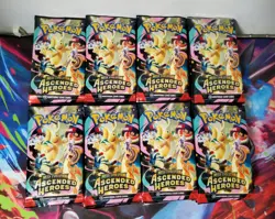 Pokemon Ascended Heroes Booster Pack Lot 72 Packs New Factory Sealed Pokemon TCG - Image 1