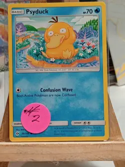 Pokemon TCG Psyduck 26/181 SM Team Up Regular Common NM - Image 3