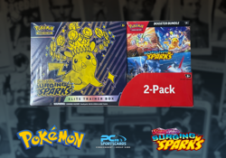 Pokemon Surging Sparks Costco 2-Pack Trainer Box and Booster Bundle Sealed Box - Image 1