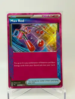 Max Rod 116/131 Sv: Prismatic Evolutions Holo Pokemon Ace Spec - Image 1