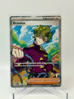 Brassius 135/131 Prismatic Evolutions Full Art Ultra Rare Pokemon TCG - Image 1