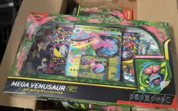 Pokemon Mega Venusaur ex Premium Collection fast shipping - Image 1