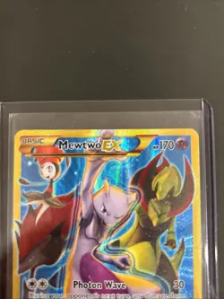 Pokemon TCG Mewtwo EX 163/162 Secret Rare XY BREAKthrough HP170 Holo - Image 3