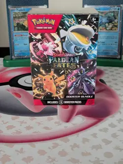 Pokemon Scarlet & Violet Paldean Fates - Booster Bundle Factory Sealed-6 Packs - Image 1