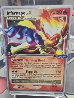 Infernape LV.X DP10 Holo Diamond and Pearl Black Star Promo Pokemon TCG - Image 1