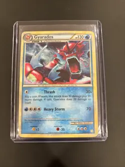 2010 Pokemon HeartGold & SoulSilver #123/123 Gyarados Holo LP/MP - Image 1