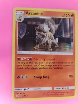 Arcanine Detective Pikachu Pokemon Card WOTC NM + - Image 1