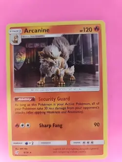 Arcanine Detective Pikachu Pokemon Card WOTC NM + - Image 3
