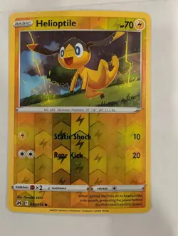 Helioptile 049/159 - Crown Zenith Reverse Pokemon Holo Foil Nice! - Image 1