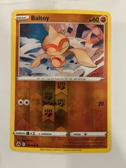 Baltoy 070/159 - Crown Zenith Reverse Pokemon Holo Foil Nice! - Image 1
