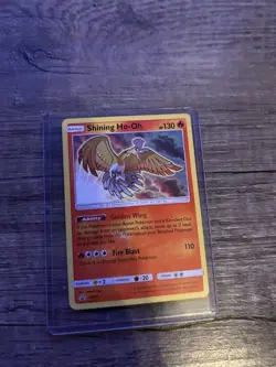 Pokemon Shining Ho-Oh SM70 Shining Legends Promo Holo Pokemon Card English - Image 1