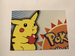Pikachu P01 Of 6 Topps Series 3 Puzzle Piece Pokemon Card - Image 1