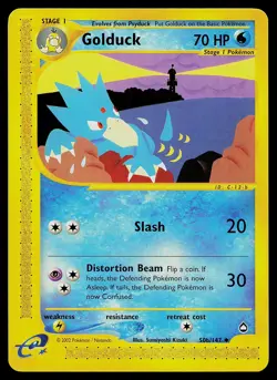 Pokemon Card - Golduck Aquapolis 50b/147 Uncommon - Image 1