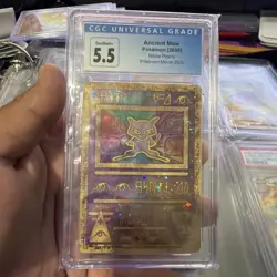 CGC 5.5 Ancient Mew POKEMON MOVIE 2000 Movie Promo Pokemon Card 002 - Image 1