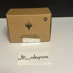 MTG Secret Lair Factory Sealed Commander Deck FROM CUTE TO BRUTE - Fast Ship - Image 1