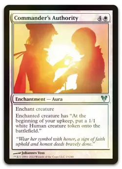 Commander's Authority #13 (Foil) (LP) Avacyn Restored AVR Magic MTG - Image 1