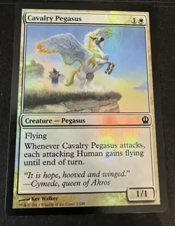 Cavalry Pegasus *FOIL* Theros Magic the Gathering MTG - Image 1