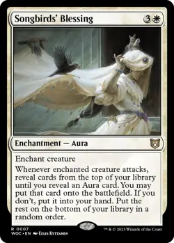 MTG Wilds of Eldraine Commander - Songbirds' Blessing - Image 1