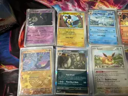 Pokemon TCG Prismatic Evolutions Bulk Lot 140 unique cards, holos and pokeballs! - Image 2