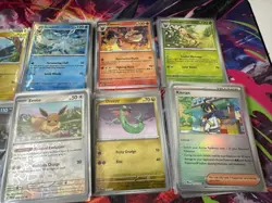 Pokemon TCG Prismatic Evolutions Bulk Lot 140 unique cards, holos and pokeballs! - Image 3