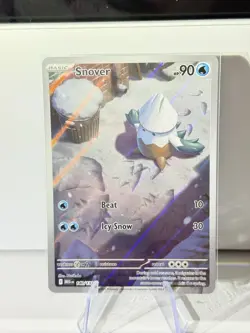 Snover 140/132 Full Art Holo Pokemon ME01: Mega Evolution English Near Mint #1 - Image 1