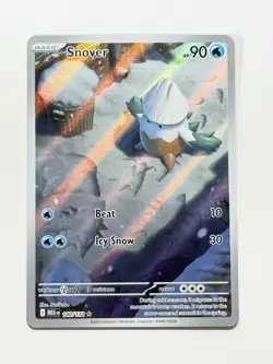 Snover 140/132 Full Art Holo Pokemon ME01: Mega Evolution English Near Mint #1 - Image 3