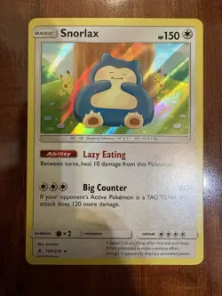 Pokemon Sorlax 158/214 Unbroken Bonds Holo Rare NM/M PACK FRESH! ⭐ - Image 1