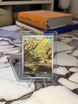 Pokemon TCG Omanyte Scarlet & Violet 151 180/165 IR NM - Image 1
