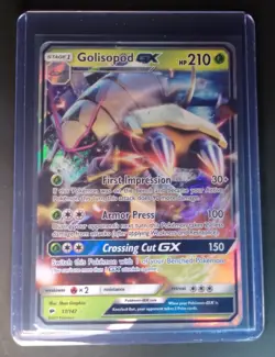 2017 Pokemon Sun & Moon Burning Shadows Golisopod GX #17/147 - Image 1