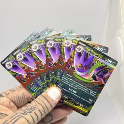 6 Mega Gengar EX Holo Cards Pokemon TCG Mega Evolution EX Lot English - Image 4