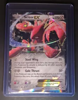 2016 Pokemon XY BREAKpoint Scizor #76/122 Holo - Image 1