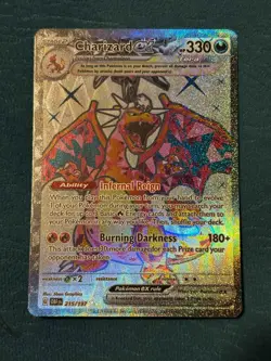 POKEMON! Charizard ex - 215/197 - Ultra Rare - SV03: Obsidian Flames NM - Image 1