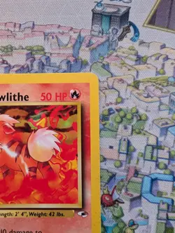 Blaine's Growlithe 62/132 Gym Heroes LP Vintage WOTC - Pokemon TCG - Image 5