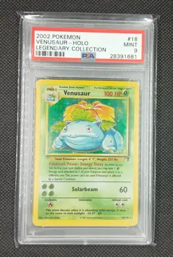 Venusaur 18/110 Holo Rare Legendary Collection Pokemon Card PSA 9 Mint - Image 1