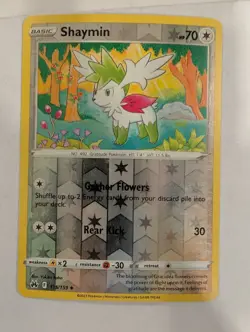 Shaymin - 115/159 - Crown Zenith Reverse Pokemon Holo Foil Nice! - Image 1