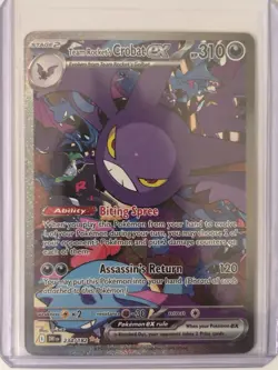 Pokemon Team Rocket's Crobat EX Sir 234/182 Destined Rivals NM Unplayed 🔥 - Image 1